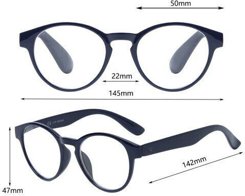 Apel Visual Care 3013 Blue Γυαλιά Πρεσβυωπίας Μπλε Μαγνητικό Clip On Ηλίου & Θήκη +1.50 1 Τεμάχιο
