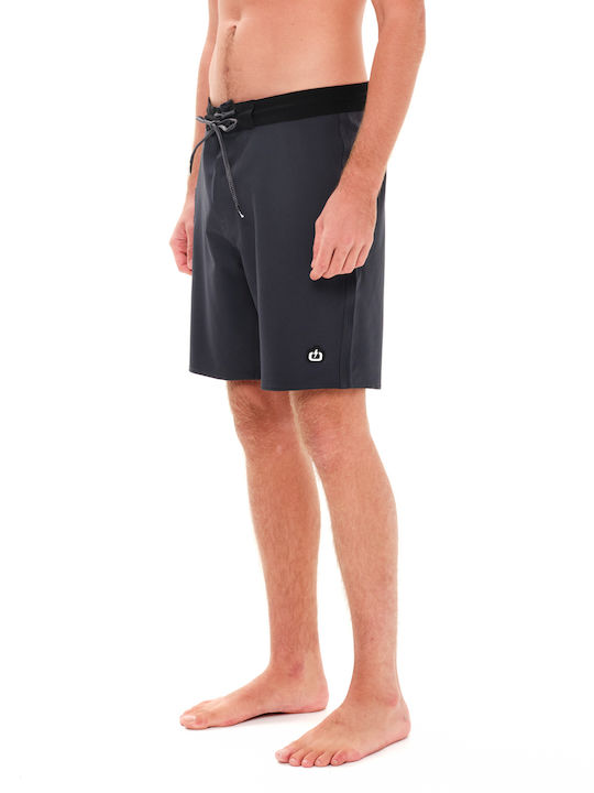 Emerson Herren Badehose Bermuda Gray Monochrom