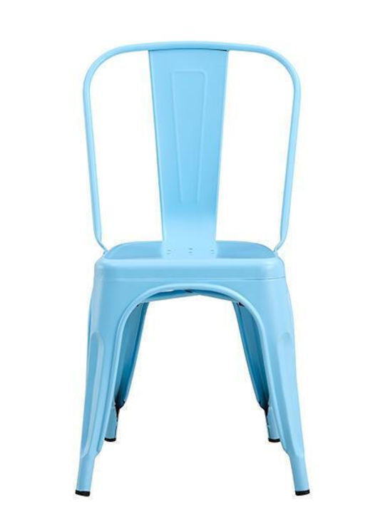 Outdoor-Stuhl Metallisch Loft Blue 45x48x45εκ.
