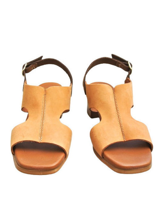 Leather Sandals Anatomic Beige