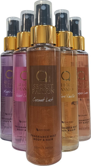 Qure Secret Passion Velvet Sensation Hair Mist 100ml