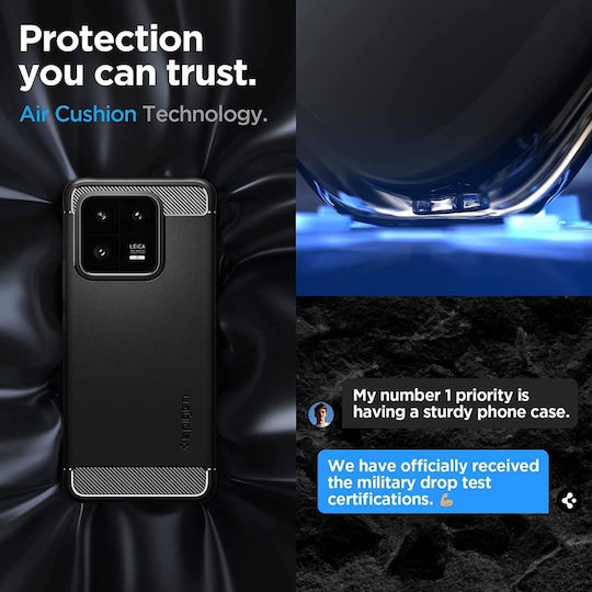 Matte Back Cover Σιλικόνης 2mm Μαύρο (Xiaomi 13 Pro)
