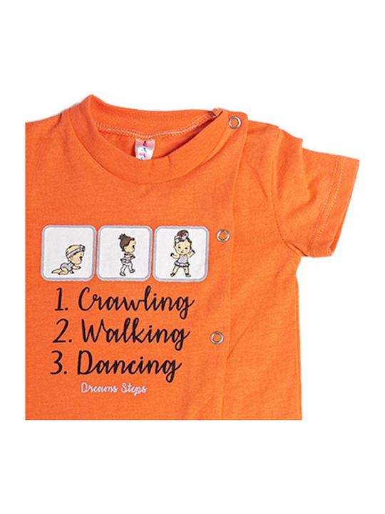 Dreams by Joyce Baby-Strampler Orange