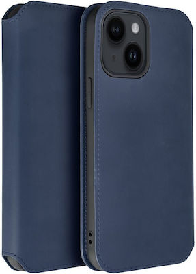 Dual Pocket Book Plastic Durable Navy Blue (Redmi Note 13 Pro+)