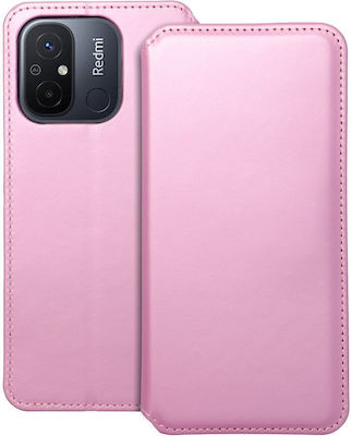 Dual Pocket Buchen Sie Leder / Kunststoff Rosa (Redmi 12C)