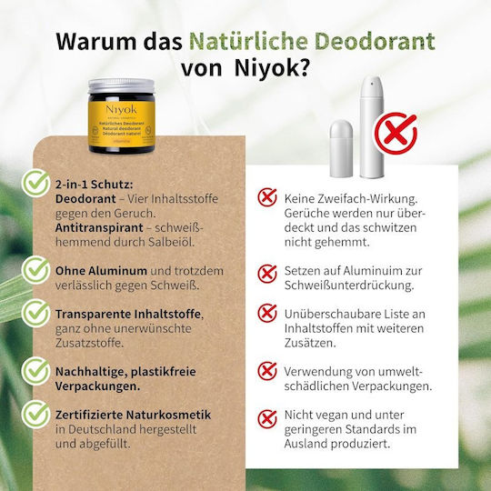 Niyok Vitamin Deodorant Cream