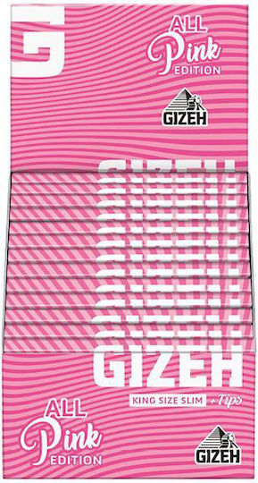 Gizeh Cigarette Rolling Papers Slim King Size with Cone Tips 24pcs