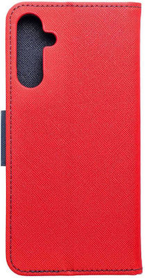 Wallet Silicone / Leather Red (Samsung A15 5G)