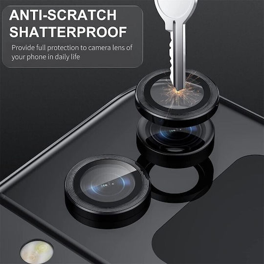 5g Αντιχαρακτικό Γυαλί 9h Camera Protection Tempered Glass Black for the Samsung Galaxy Z Flip5 5G