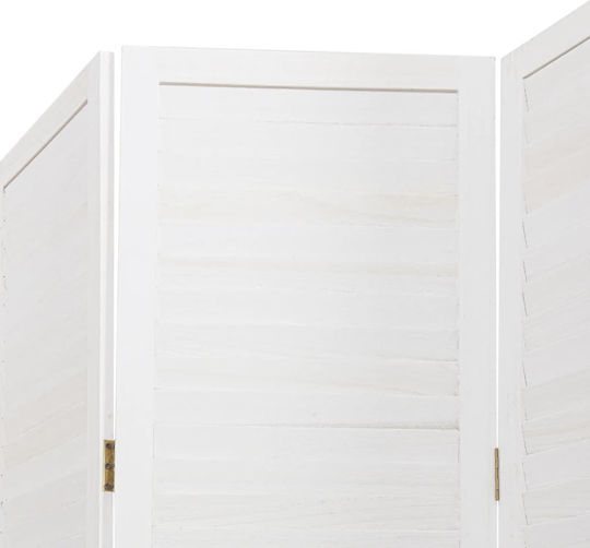 vidaXL Decorative Room Divider Wooden with 3 Panels 105x160cm