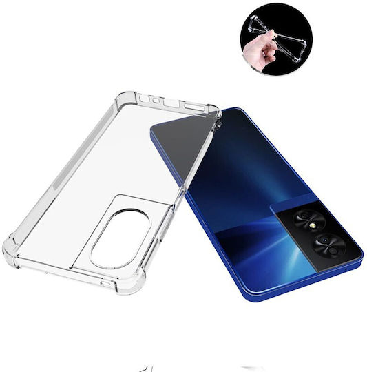 Umschlag Rückseite Silikon Transparent (TCL 50 SE - German) 660191336A