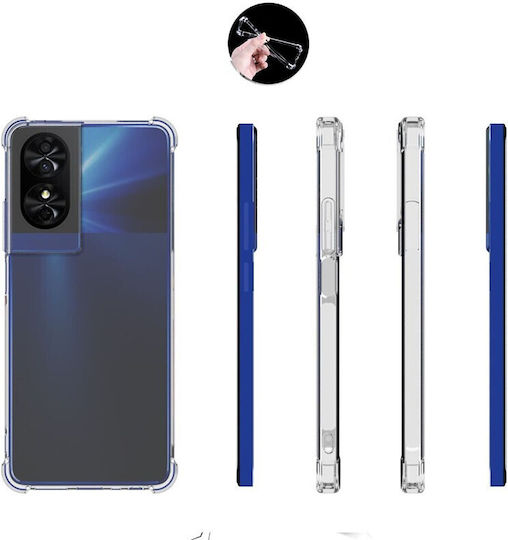 Umschlag Rückseite Silikon Transparent (TCL 50 SE - German) 660191336A