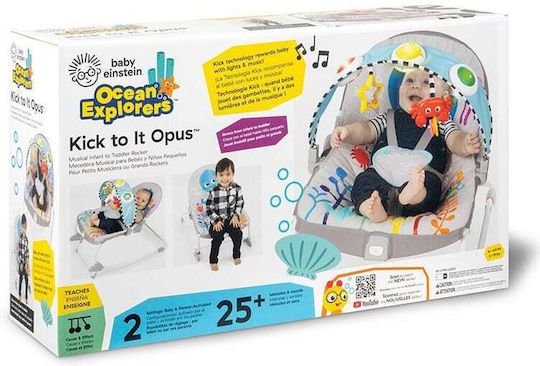 Baby Einstein Ηλεκτρικό Relax Μωρού Kick to It Opus με Μουσική και Δόνηση Πολύχρωμο για Παιδί έως 18kg