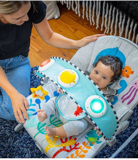 Baby Einstein Ηλεκτρικό Relax Μωρού Kick to It Opus με Μουσική και Δόνηση Πολύχρωμο για Παιδί έως 18kg