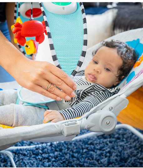 Baby Einstein Ηλεκτρικό Relax Μωρού Kick to It Opus με Μουσική και Δόνηση Πολύχρωμο για Παιδί έως 18kg