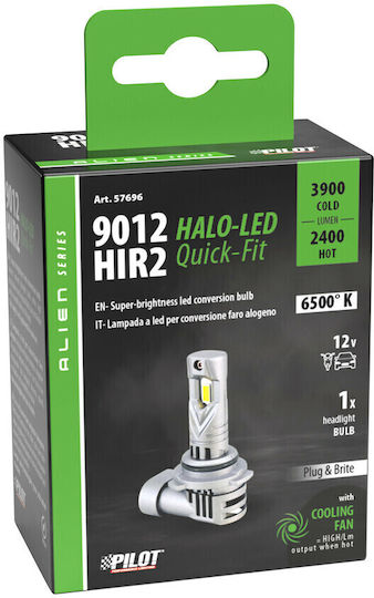 Lampa Λάμπα Αυτοκινήτου Halo Led HIR2-9012 LED 6500K Ψυχρό Λευκό 12V 35W