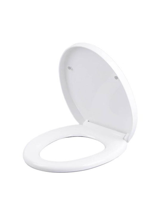 Ankor Plastic Soft Close Toilet Seat White 43cm