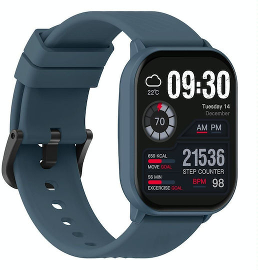 Zeblaze GTS 3 Smartwatch με Παλμογράφο (Μπλε)