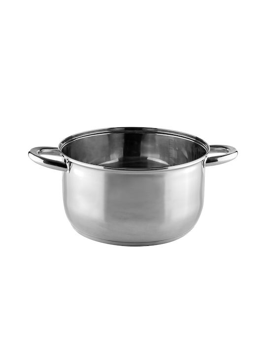 Muhler Βαθιά Ανοξείδωτη Κατσαρόλα 7lt / 26cm