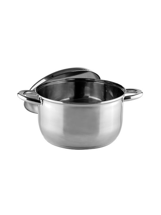 Muhler Βαθιά Ανοξείδωτη Κατσαρόλα 7lt / 26cm