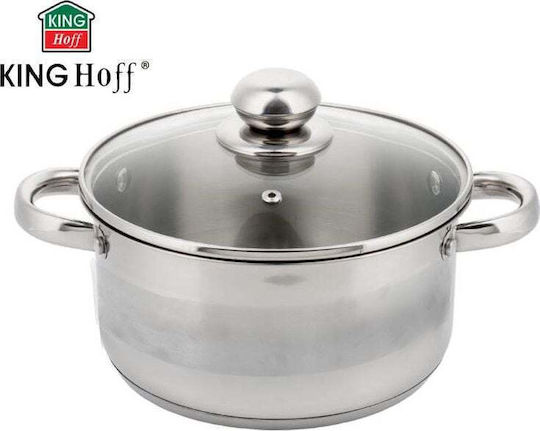 KING Hoff Tiefer Topf aus Aluminium 4Es / 22cm