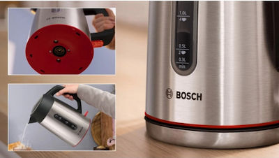 Bosch Bol de călătorie 1.7lt 2400W Argintiu