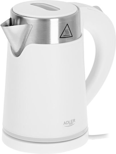 Adler Βραστήρας 6lt 1372W Λευκός