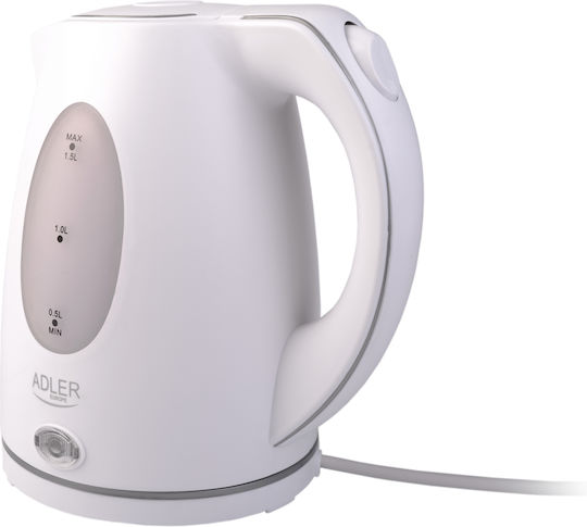 Adler Електрически Кана 1.5л 2000W Бял