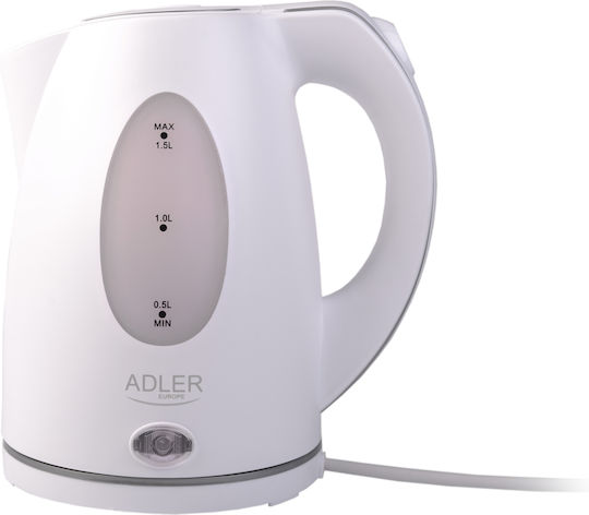 Adler Електрически Кана 1.5л 2000W Бял