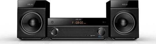 Akai Proffesional Sistem audio 2 AM-301 AM-301K 40W cu CD Player și Bluetooth Negru