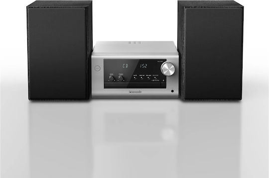Panasonic Ηχοσύστημα 2.0 SC-PM700 80W με CD Player και Bluetooth Μαύρο