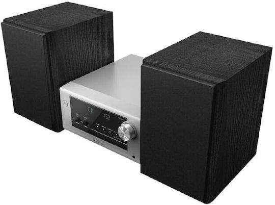 Panasonic Ηχοσύστημα 2.0 SC-PM700 80W με CD Player και Bluetooth Μαύρο