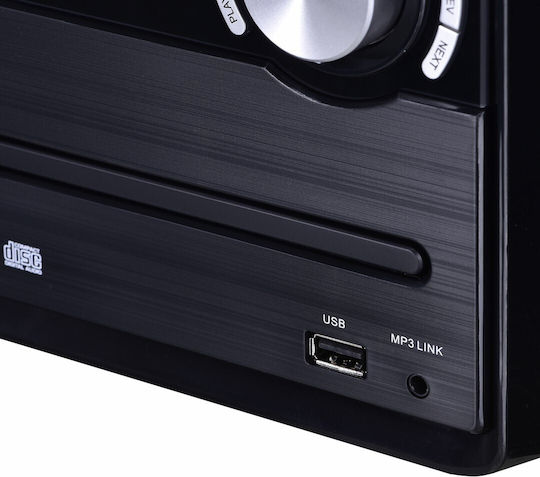 Blaupunkt Ηχοσύστημα 2.0 MS13BT 15W με CD Player και Bluetooth Μαύρο