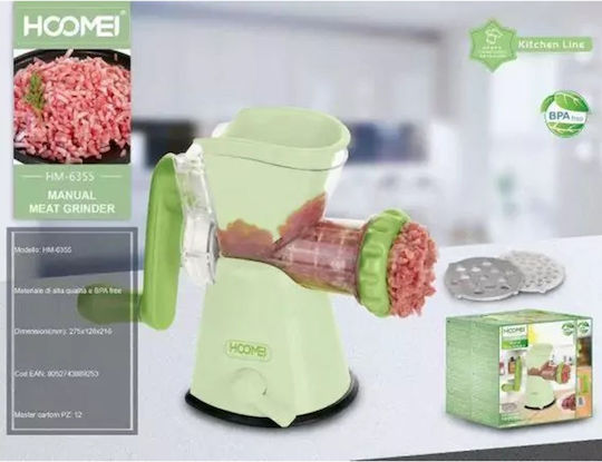Hoomei Manual - Manual Mașină de tocat carne din plastic