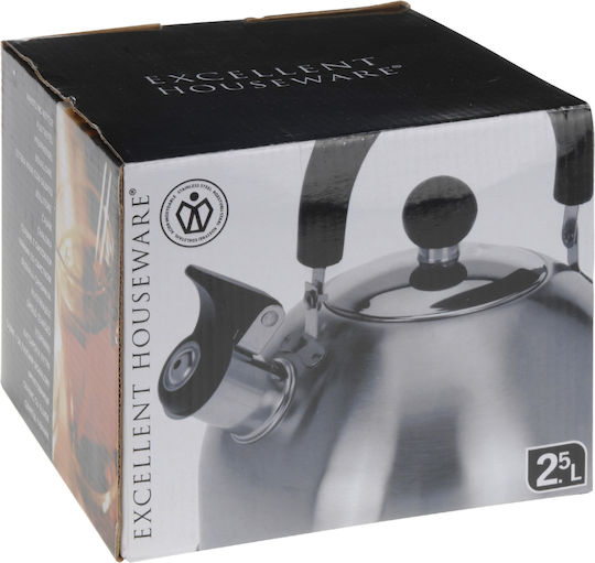 Excellent Houseware Rostfreier Stahl Teekanne 2500ml