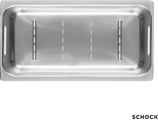 Schock 629017 Μπωλ Αποστράγγισης Νεροχύτη Inox Ασημί