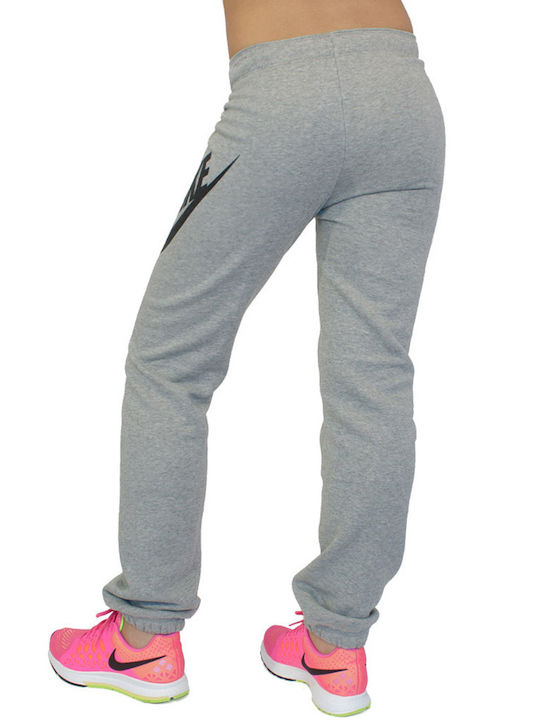 Nike Rally Logo Pants Women's Sweatpants Gray