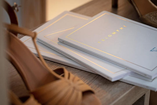 Rhodia Carnet A4 cu Pagini Albe Auriu