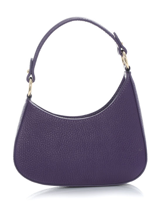 De piele Geantă de damă De umăr Violet
