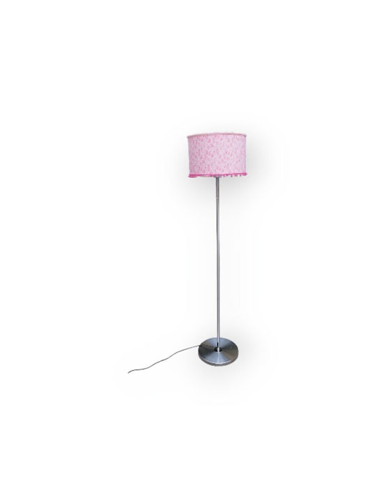 Oxygen Dusty Pink Φωτιστικό Δαπέδου Υ155xΜ1.55εκ. με Ντουί για Λαμπτήρα E27 Ροζ