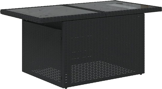 Tisch Stabil Black 100x55x73cm