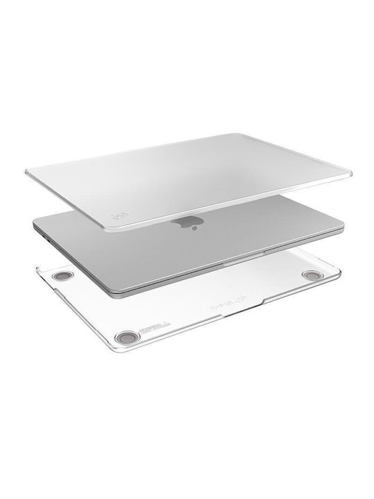 Speck SmartShell Tasche Abdeckung für Laptop 15" MacBook Air M3 (2024) / M2 (2023) in Transparent Farbe