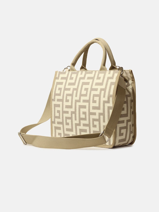 Ari Gorgio Damen Tasche Schulter Beige