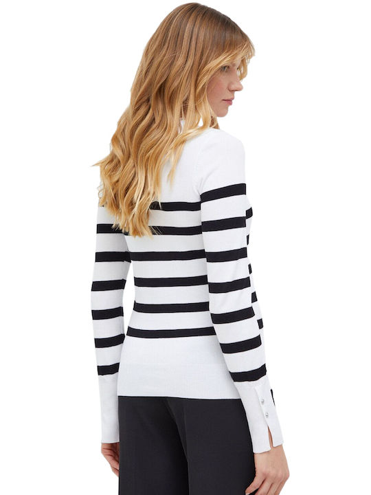 Guess 'elinor' Women's Sweater Striped White