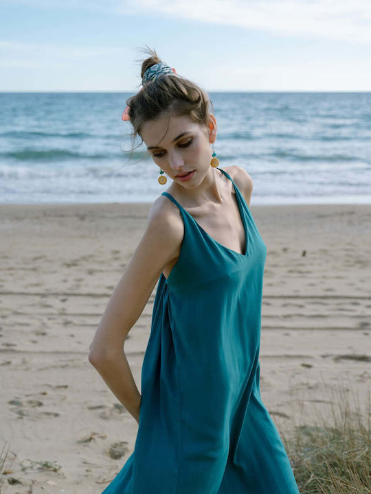 Sommer Maxi Kleid Grün