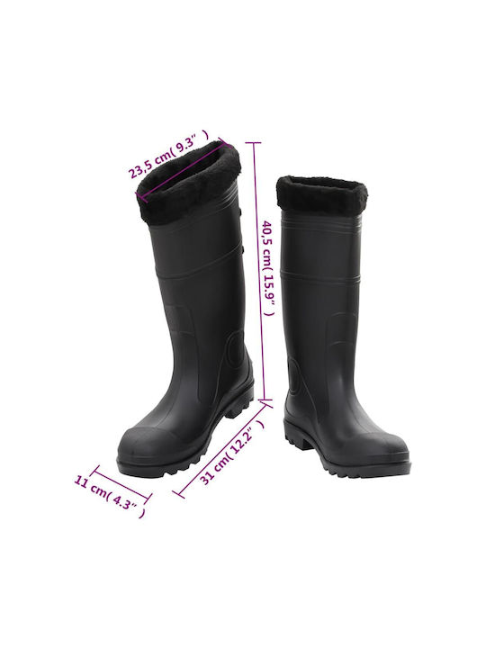 vidaXL Rutschfest Arbeitssicherheitsstiefel Schwarz