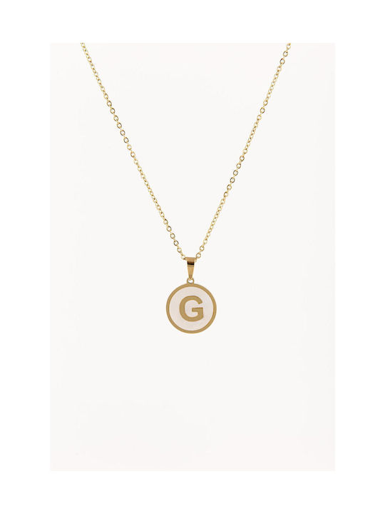 Stanstefan Pendant necklace Monogram G Steel