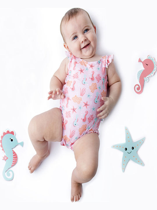 Zoocchini Kids Swimwear One-Piece with Hat