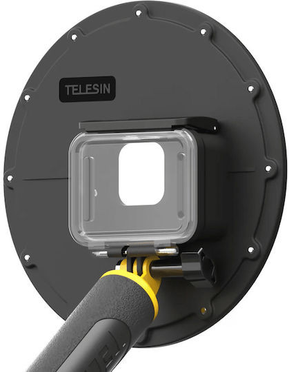 Telesin Dome Port Wasserdichtes Gehäuse Case Αδιάβροχη Θήκη für GoPro Held 10 / Held 11 / Held 9 GP-DMP-T09