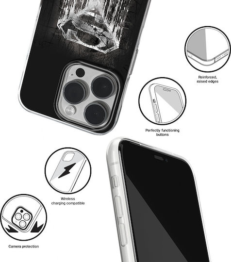 Cazul Xiaomi Mi Note 10 Lite Superman 003 Dc Print Full Black